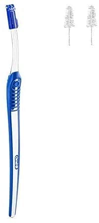 Interdental Brush Handle with 2 Tapered Refill Brushes ORAL-B