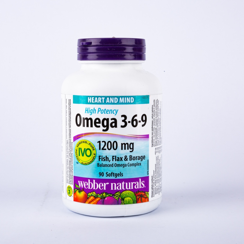 Wn Omega 3-6-9 1200Mg Softgel 90'S-