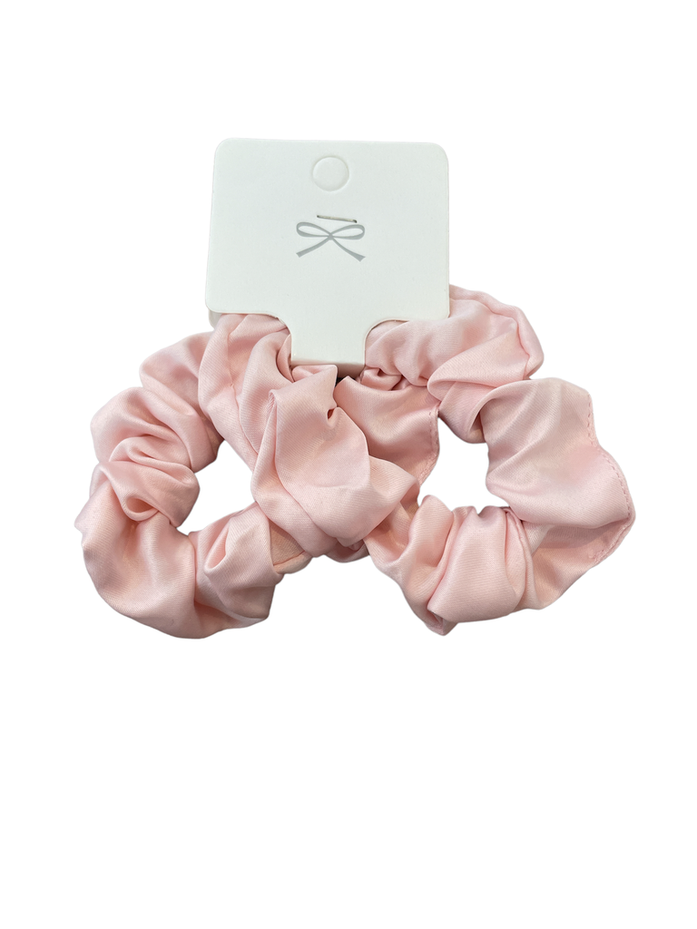 Hair Pink Scrunchies Set 2 Pc