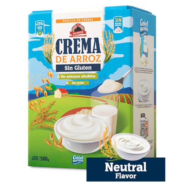 Crema De Arroz Sin Gluten Neutral Flavour 500gm