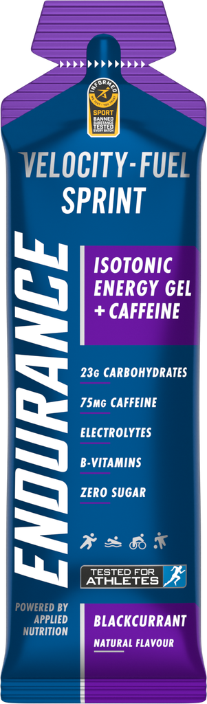 Endurance Velocity Gel Sprint Blaccurrant ( Caffeine)