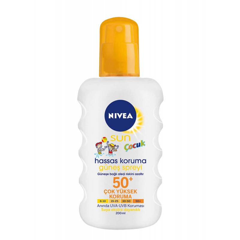 Nivea Sun Kids Protect &amp; Sensitive SPF50+ -200ml