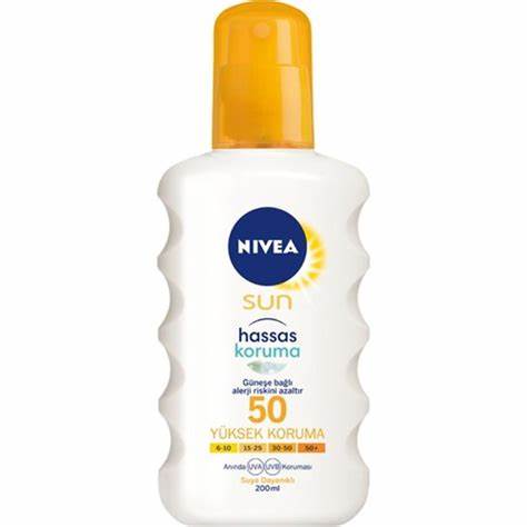 Nivea Sun Spray Sensitive 50+SPF -200ml