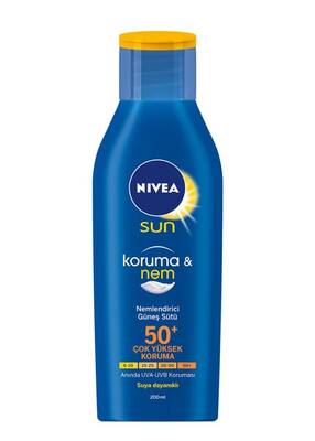 Nivea Sun Protection &amp; Moisturizing Sun Milk Spf50+ 200ml