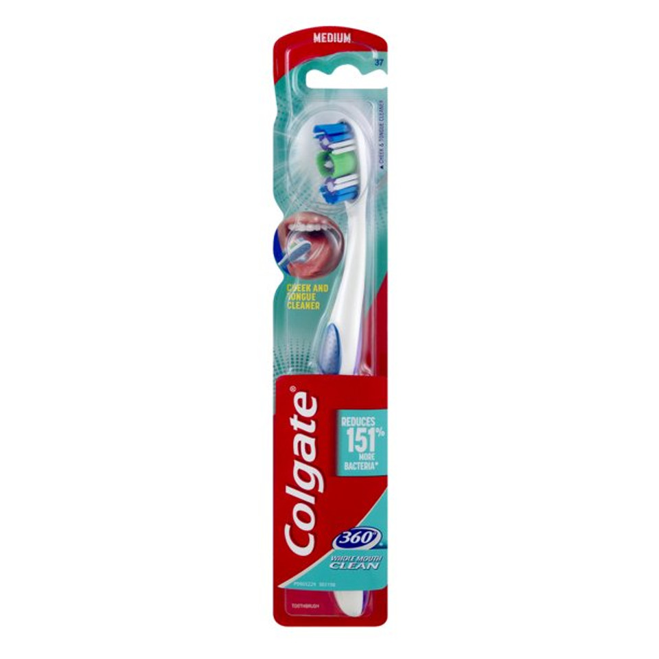 Colgate 360 Whole Mouth Clean Toothbrush Medium