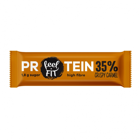 Feel Fit Protein 35% Bar Crispy Caramel No Added Sugar 40 g