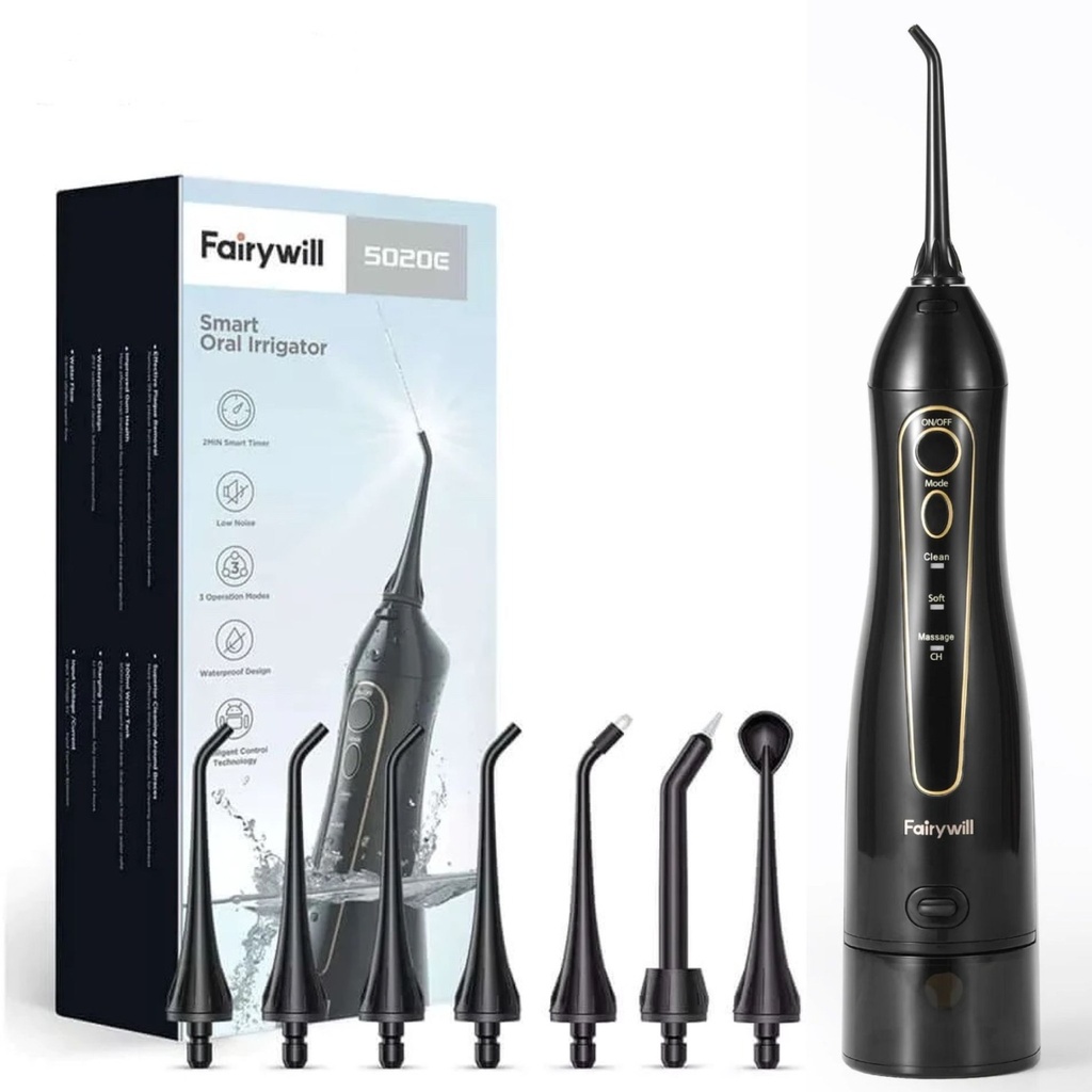 Fairywill Water Flosser/ Oral Irrigator Black