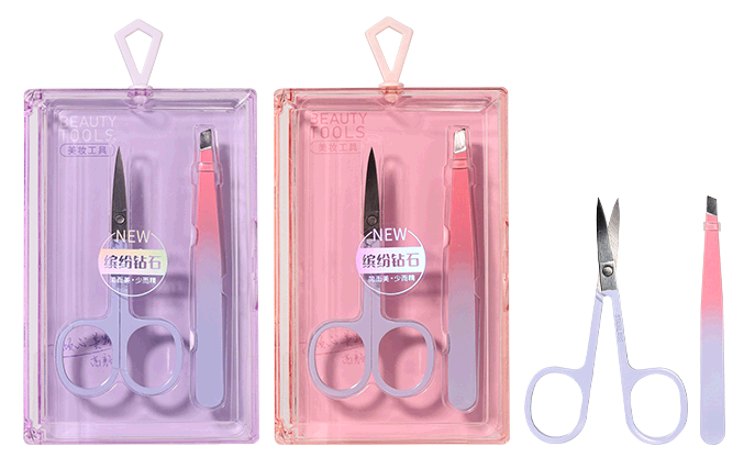 Scissor And Tweezer 2pcs/Set