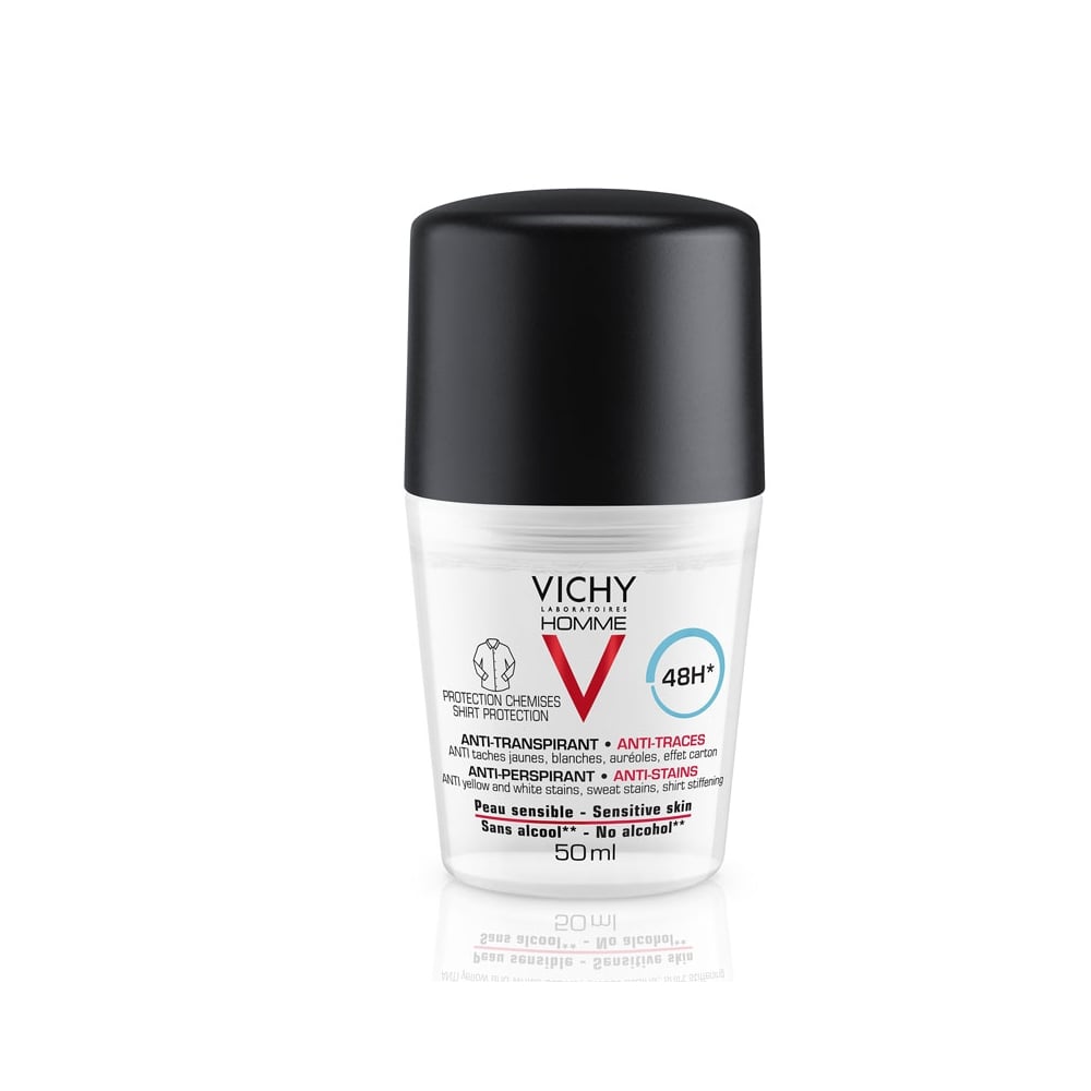 Vichy Roll-On Deodorant Homme - Men Antispots  48H 50Ml