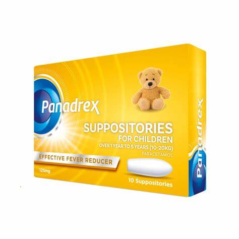 Panadrex 125Mg Suppositories 10'S