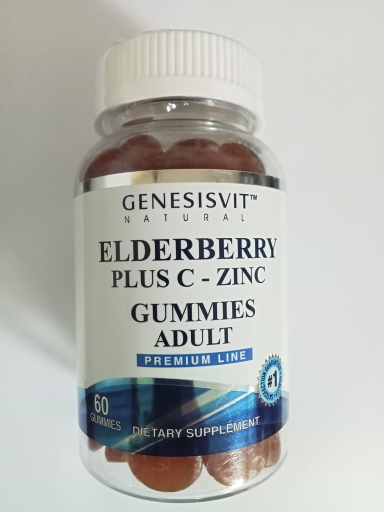 Genesisvit Elderberry Plus C-Zinc Gummies 60's