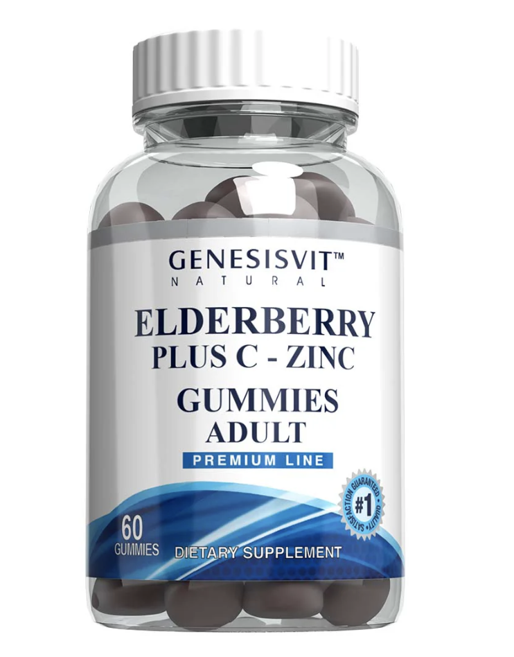 Genesisvit Elderberry Plus C-Zinc Gummies 60's