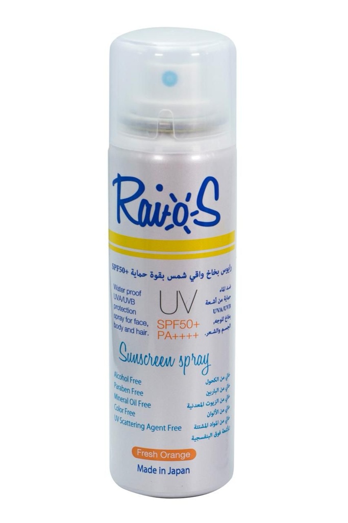 Raios Sunscreen Spray Spf 50+ 70Ml