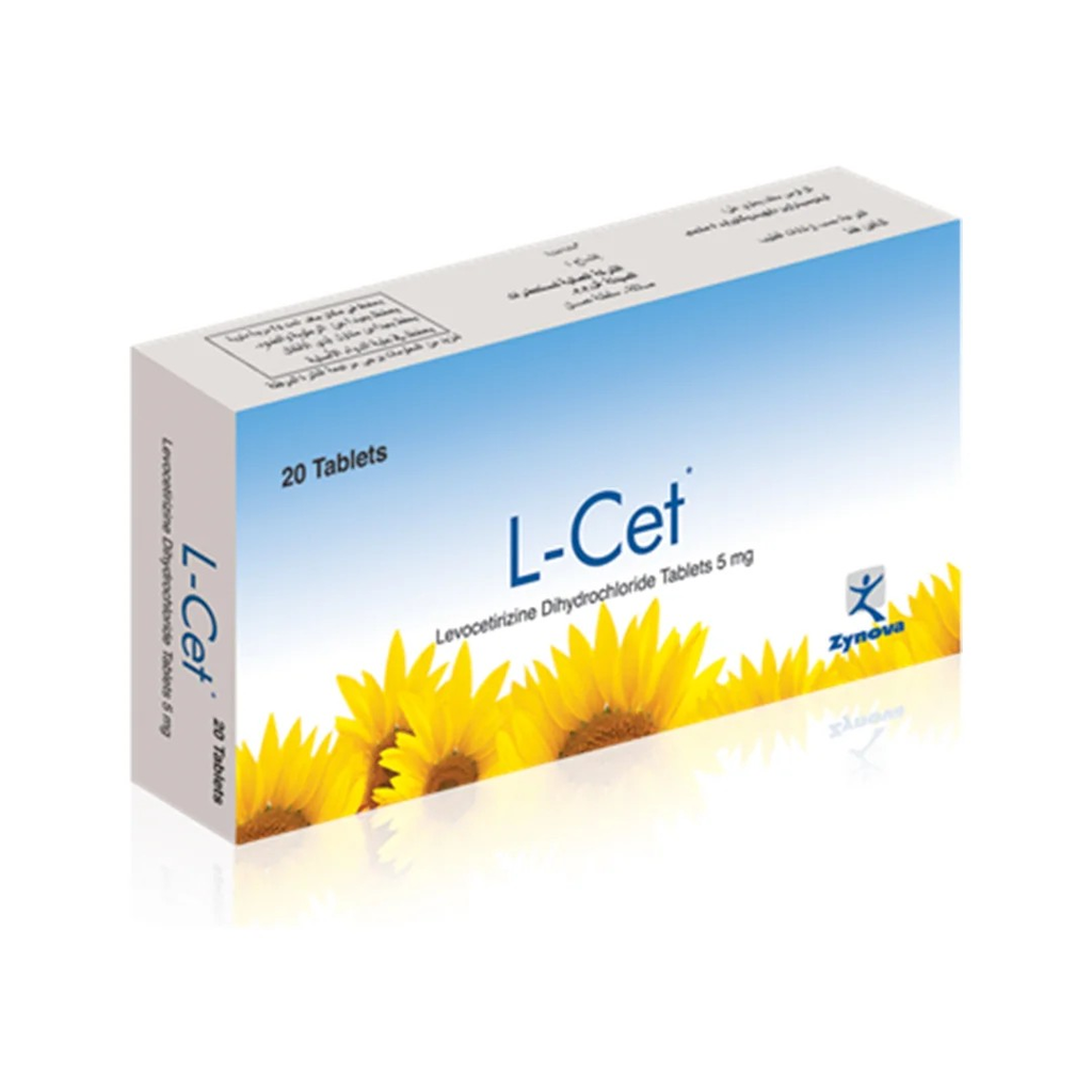 L-Cet 5Mg Tab 20's