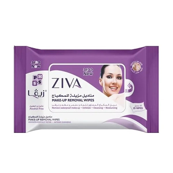 Ziva Make Up Removal Wipes 25's