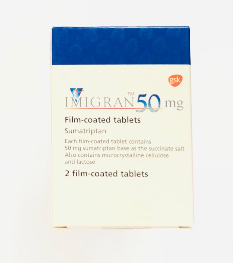 Imigran 50Mg Tab 2's