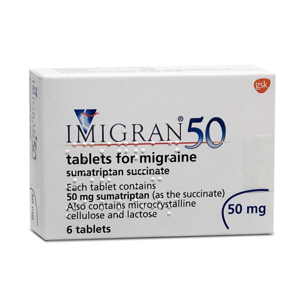 Imigran 50Mg Tab 6'S-