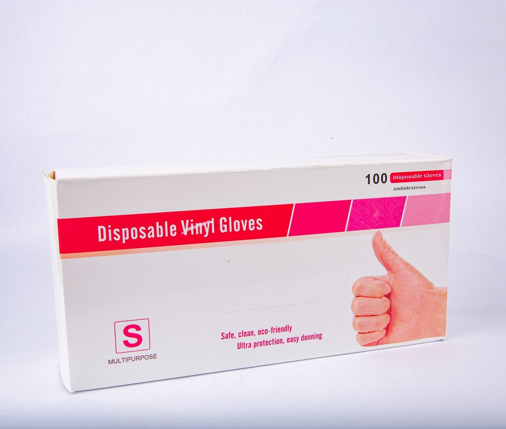 Pvc Gloves Powder Free 4.0G 100'S