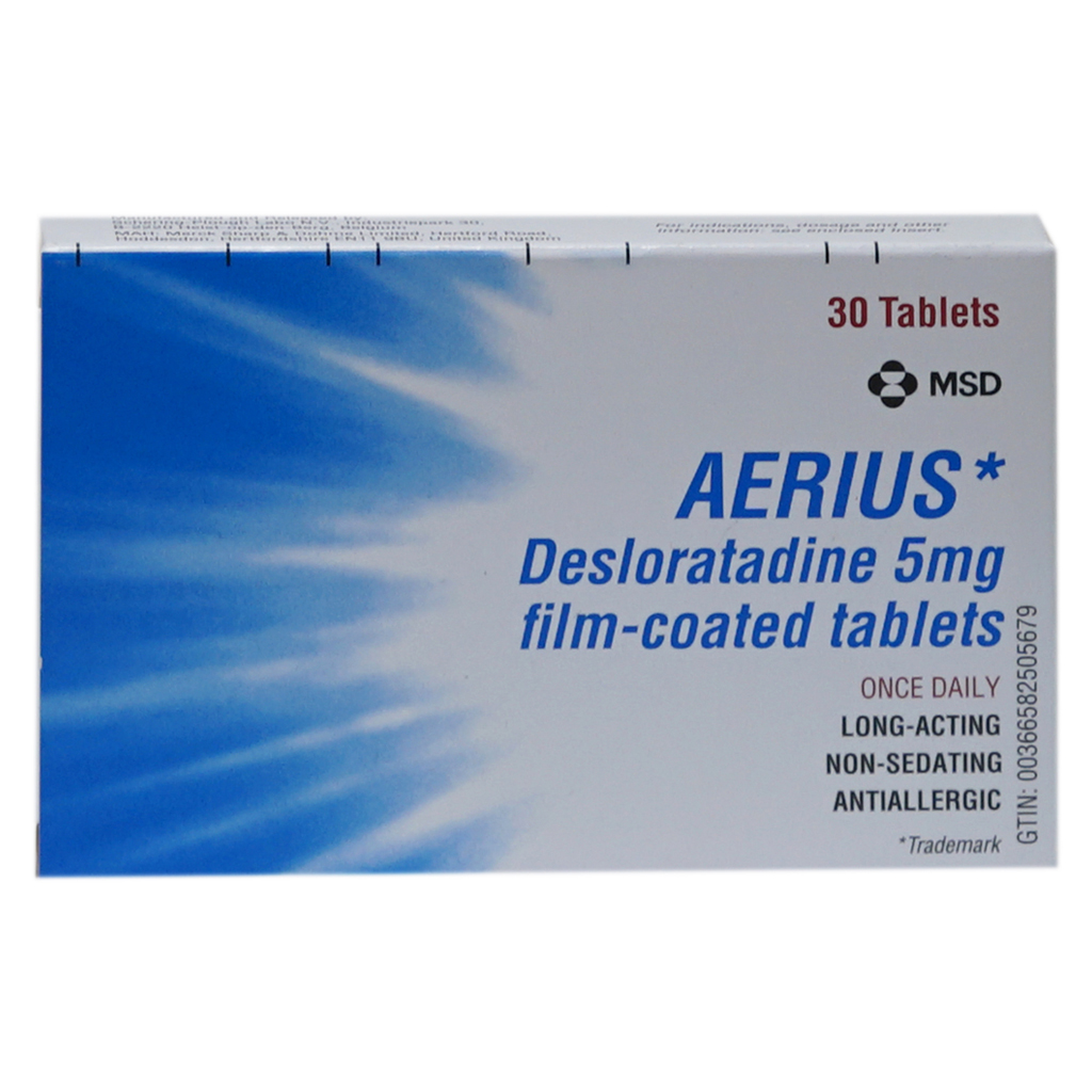 Aerius 5Mg Tab 30'S-