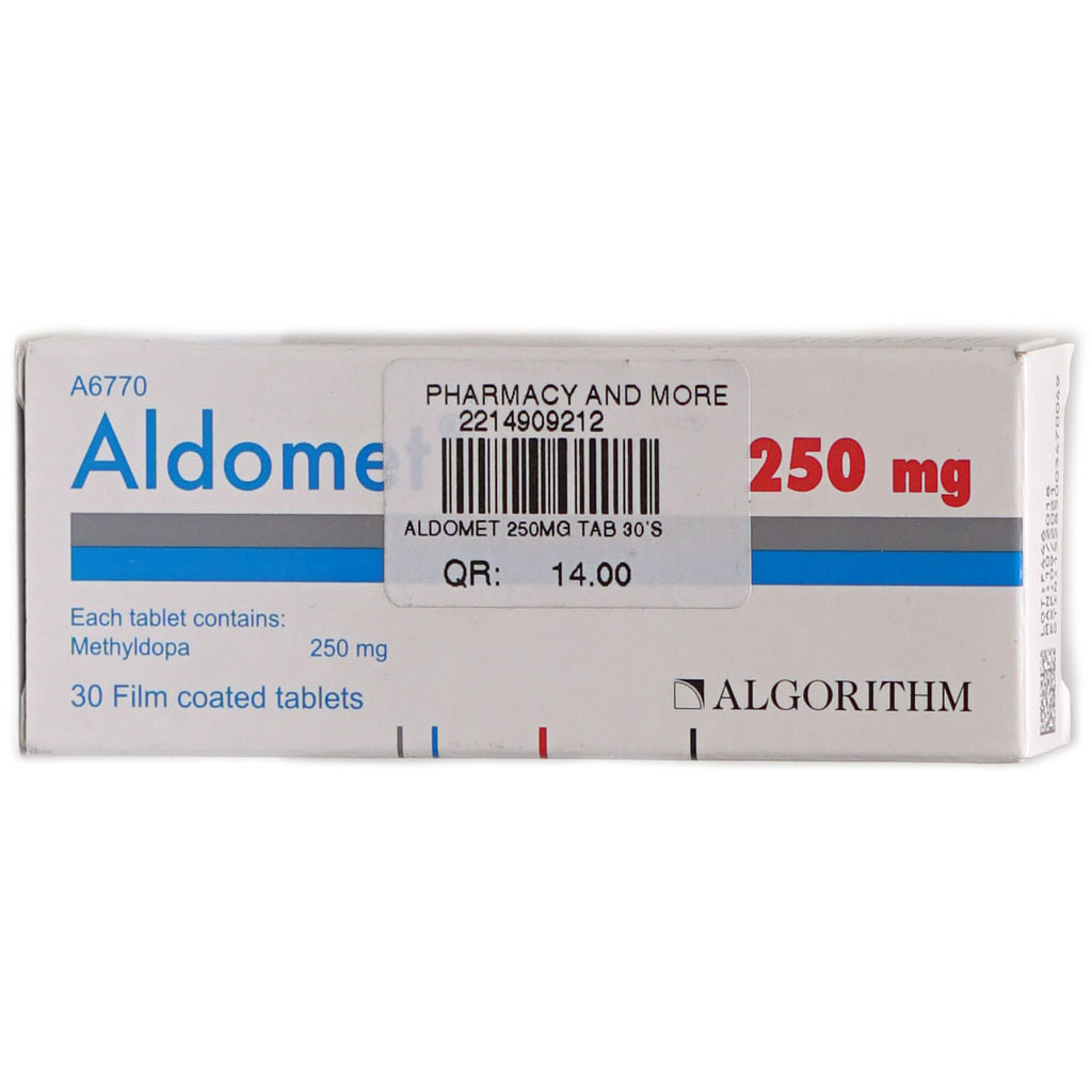 Aldomet 250Mg Tab 30'S-