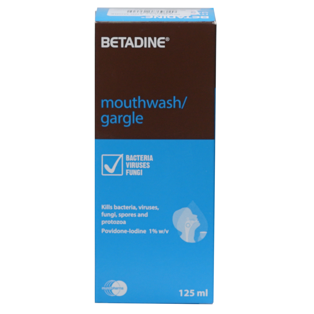 Betadine Gargle &amp; Mouthwash 125Ml-