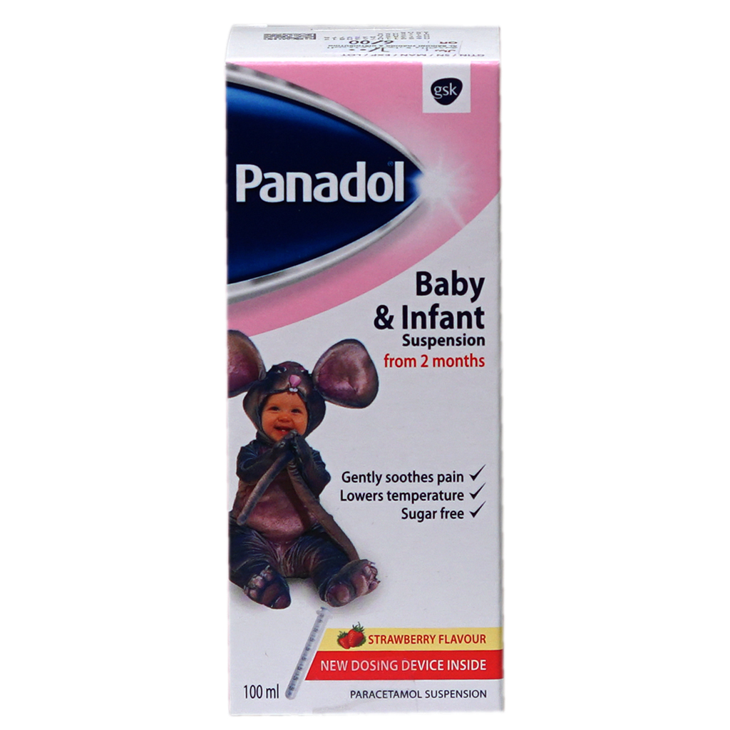 Panadol 120Mg Suspension B/Infant 100Ml-