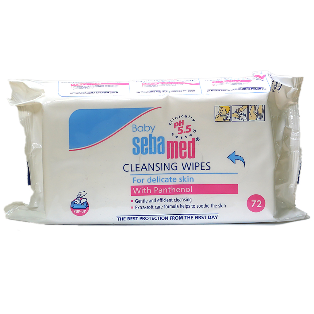 Sebamed Baby Wipes 72'S