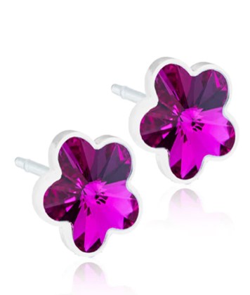 Blomdahl MP 6mm Flower Fuchsia 15-0130-09 B