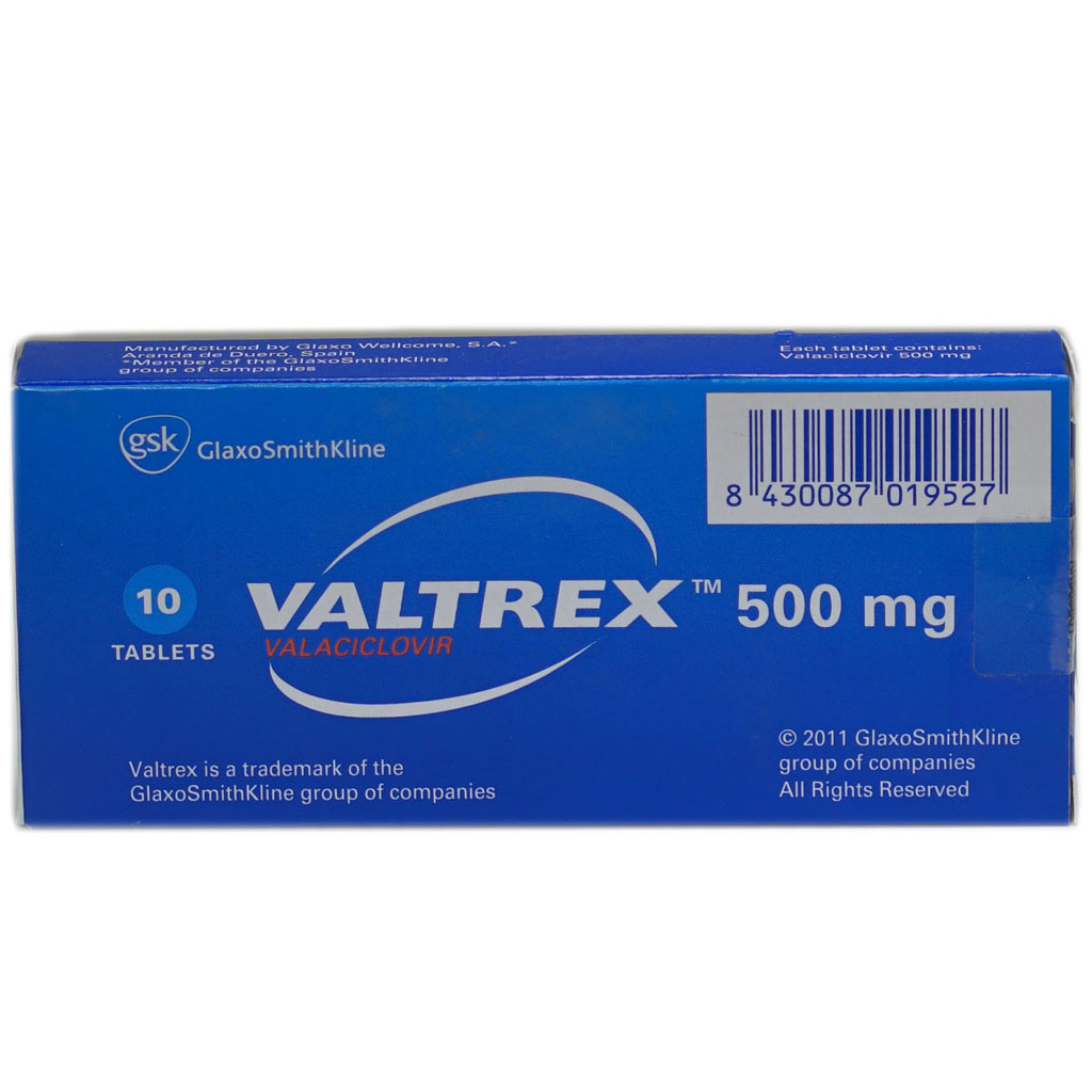 Valtrex 500Mg Tab 1X10'S