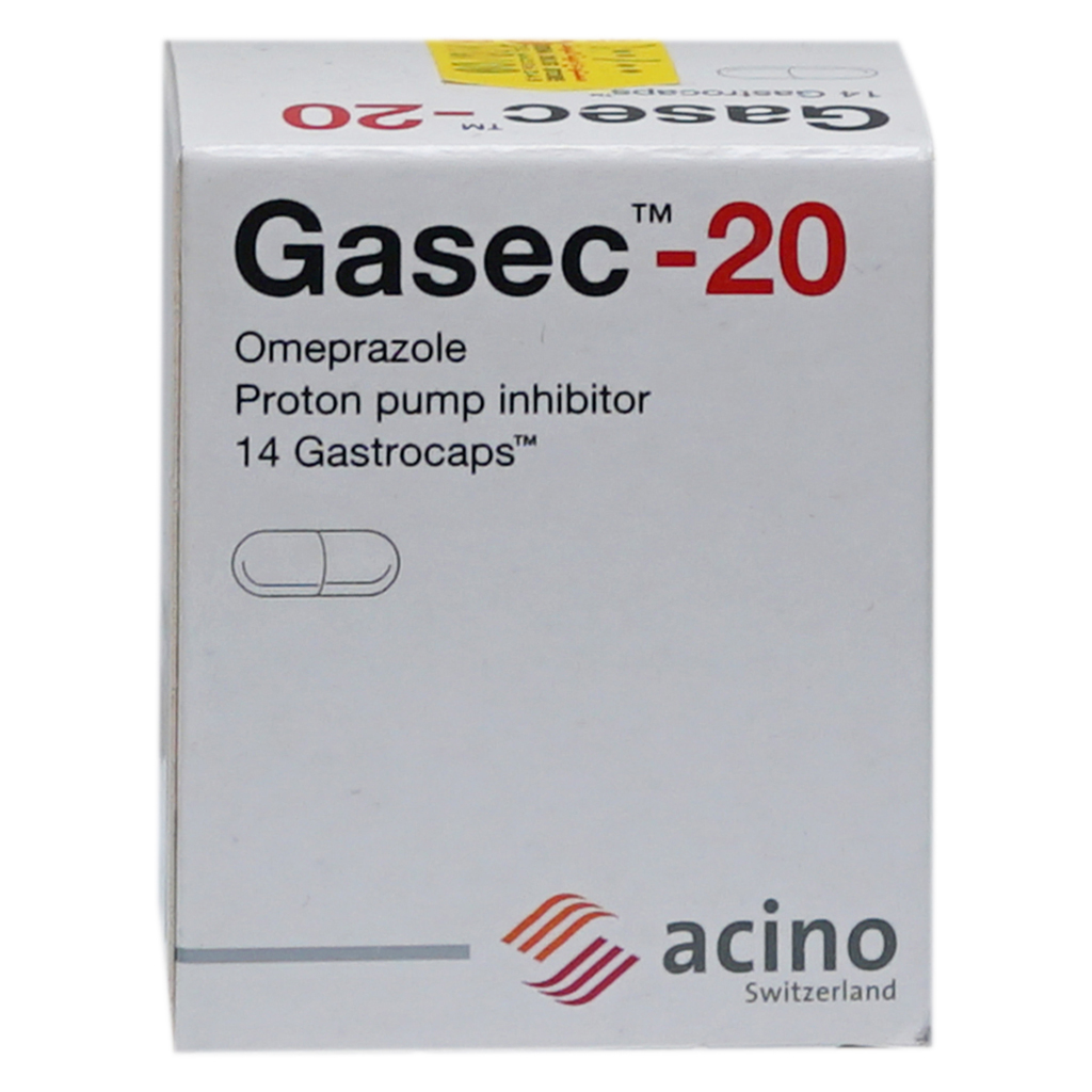 Gasec 20Mg Tab 14'S-