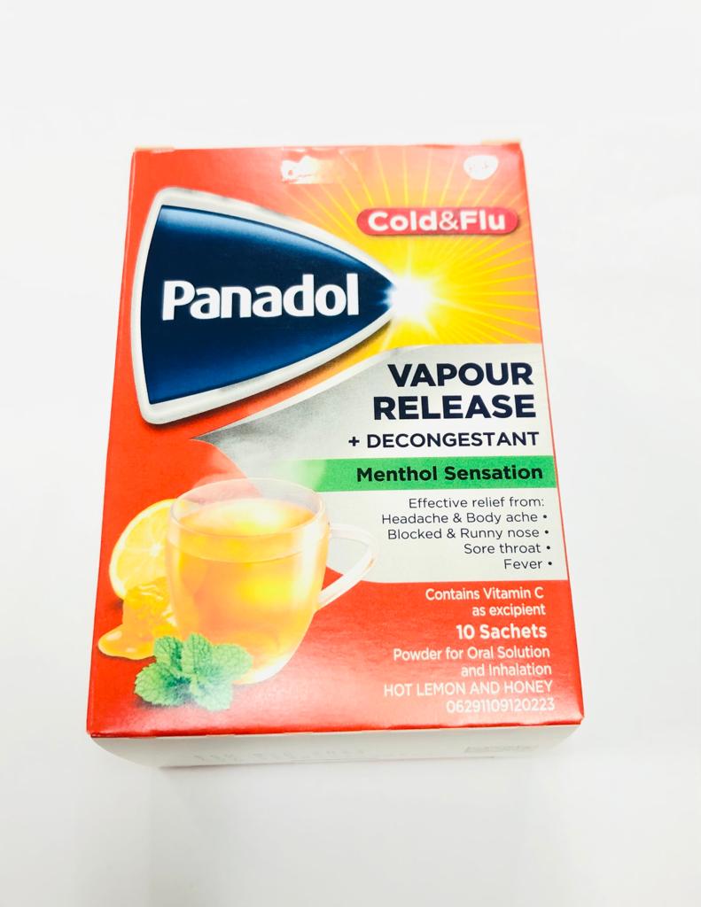 Panadol Cold And Flu Vapour Release Sachets 10'S