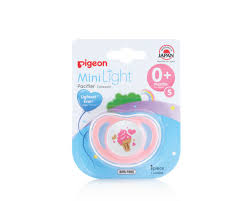 PIGEON 1pc Minilight Pacifier Girl 0+(S)