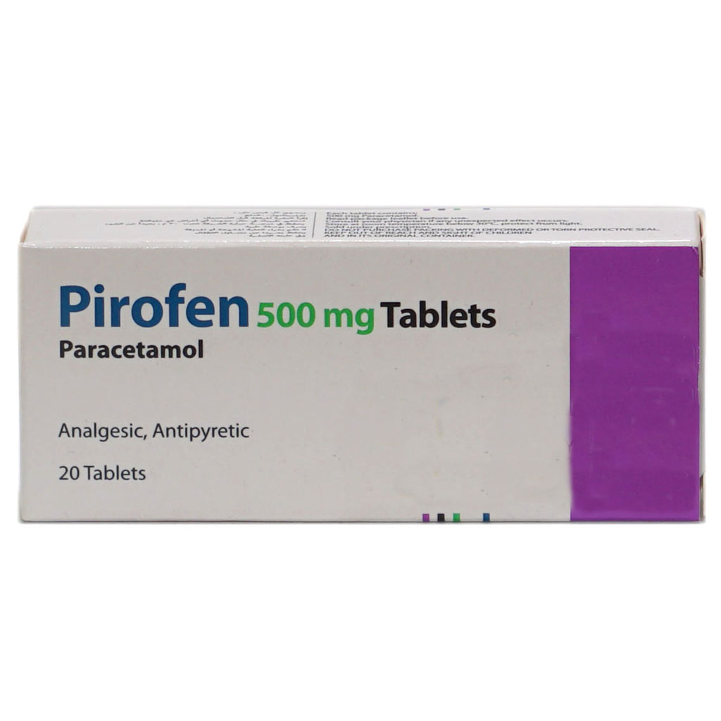 Pirofen 500Mg Tab 20'S