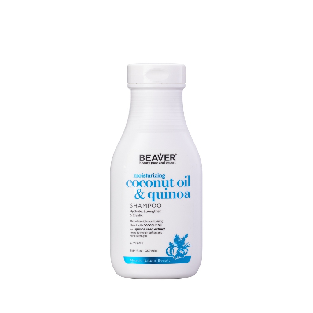 Beaver Coconut Oil And Quinoa Shampoo Ph 4.5-5.5 - 350Ml