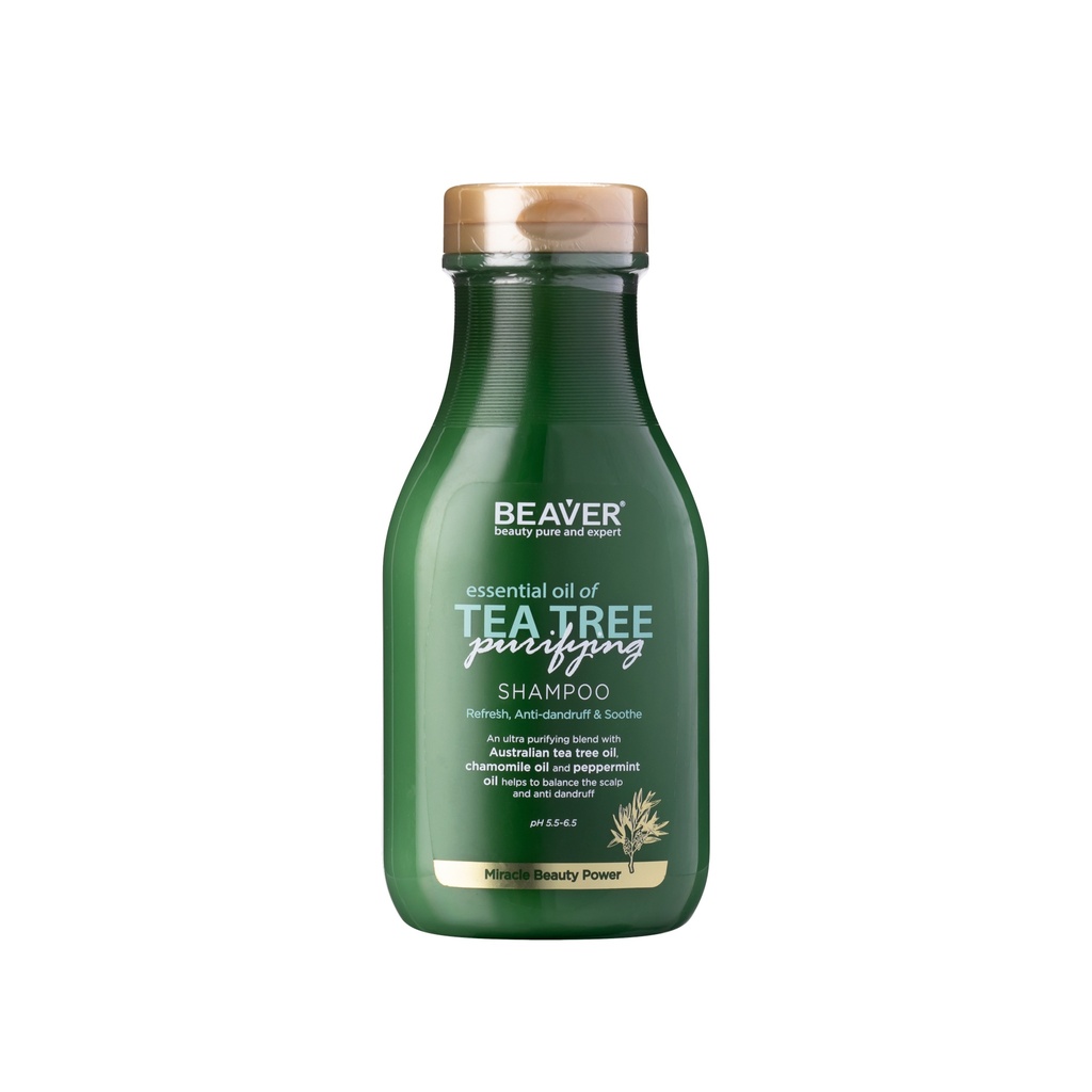 Beaver Tea Tree Purifying Shampoo Ph 4.5-5.5 - 350Ml