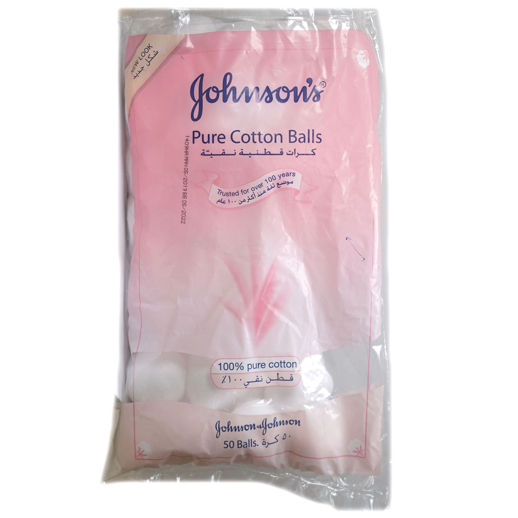 J&amp;J Johnson's Cosme. Cotton Balls 50'S