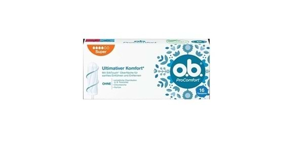 O.B Procomfort Super Tampons 16Pcs