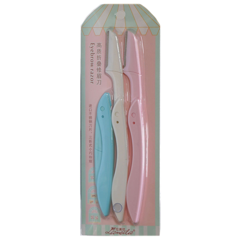 Eyebrow Razor (A947) 3 Pcs Set