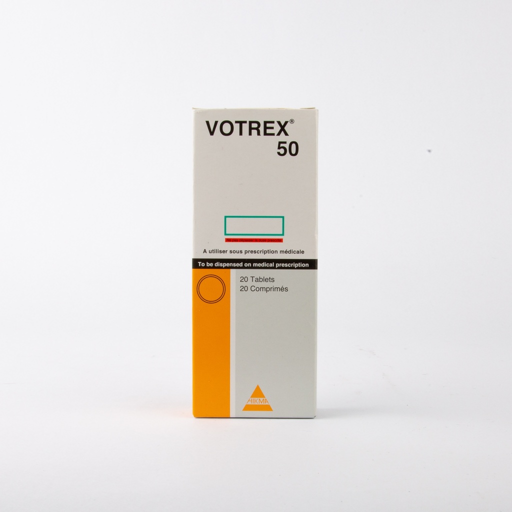 Votrex 50Mg Tab 20'S-