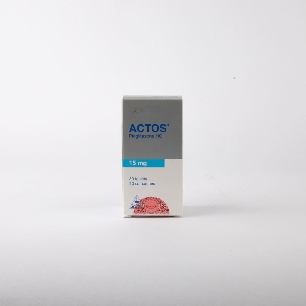 Actos 15Mg Tab 30'S-