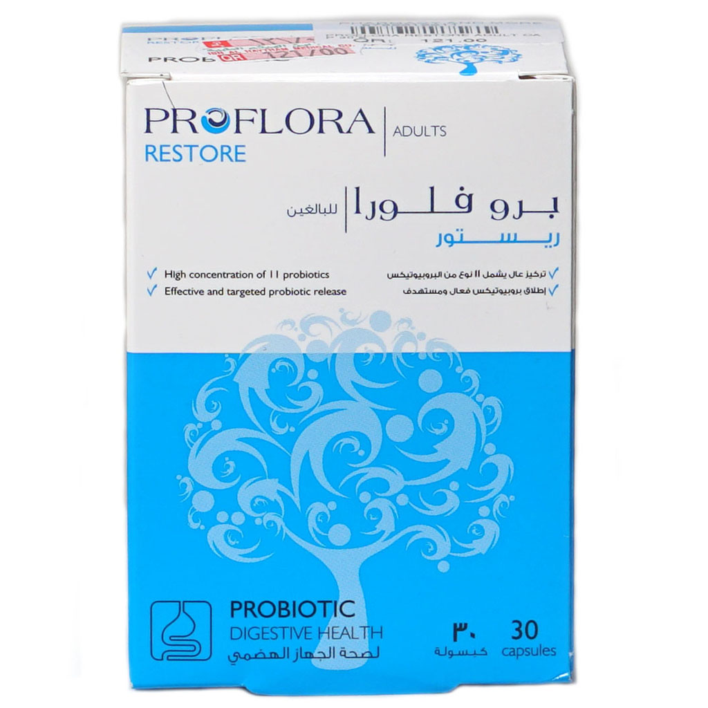 Proflora Restore Adult Cap 30'S