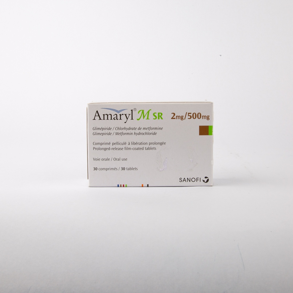 Amaryl M Sr 2Mg/500Mg Tab 30'S-