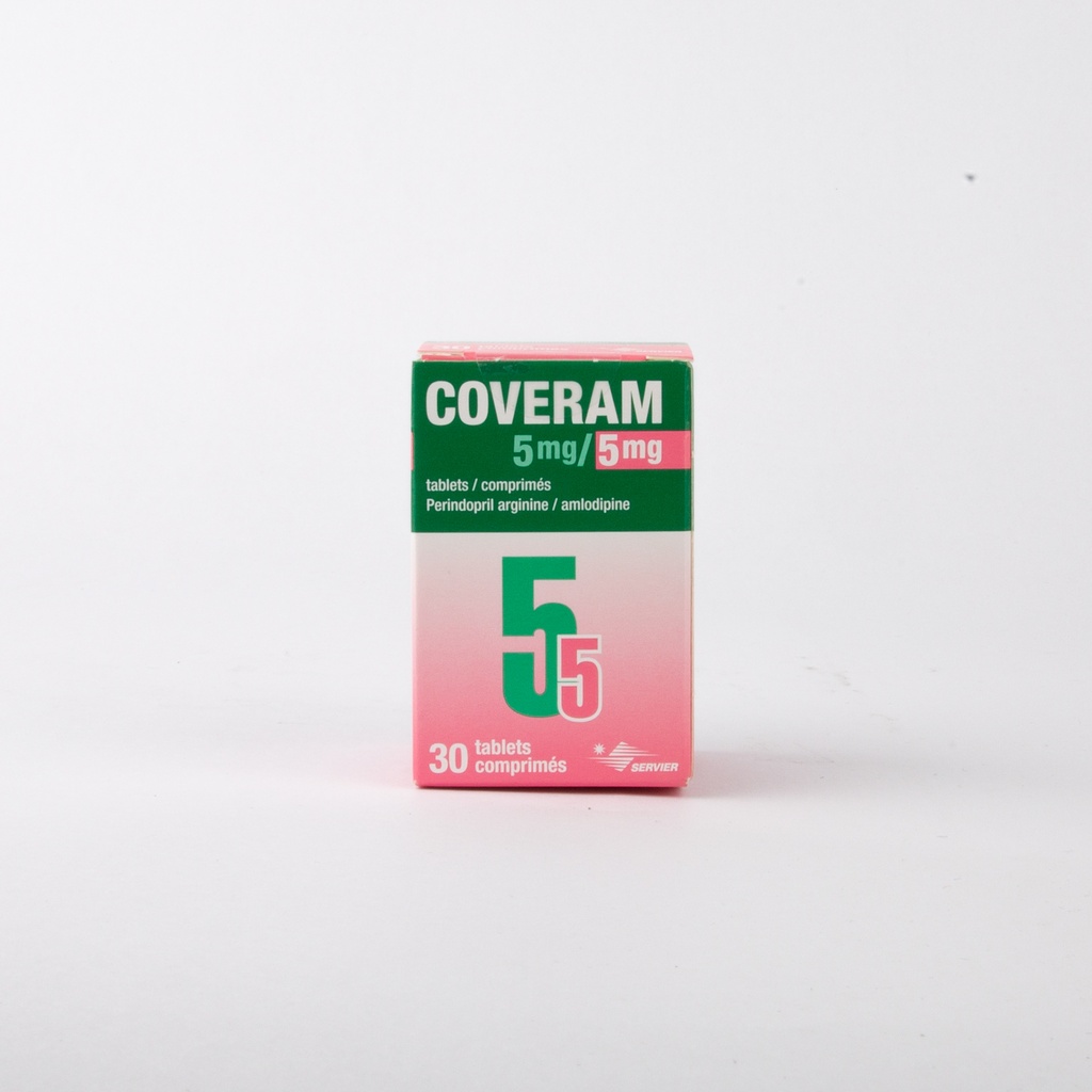 Coveram 5Mg/5Mg Tab 30'S-