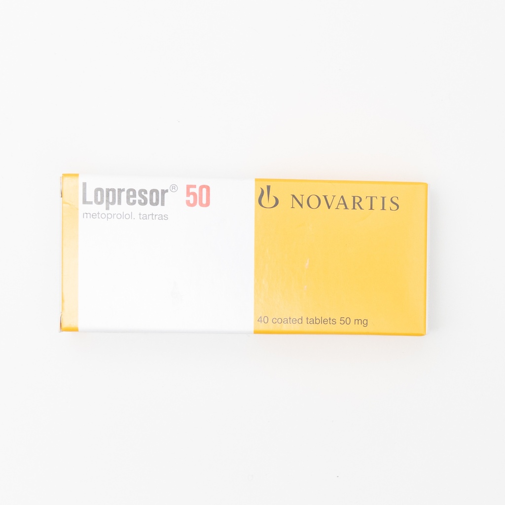 Lopresor 50Mg Tab 40'S-