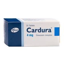 Cardura 4Mg Tab 20'S