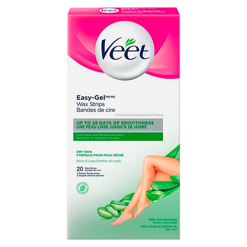 Veet Wax Strips Dry Skin 20'S