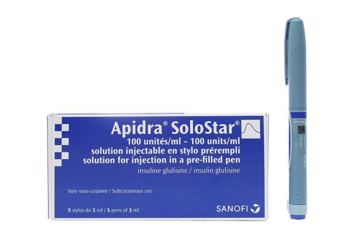 Apidra 100U/Ml Solostar Pen 5X3Ml