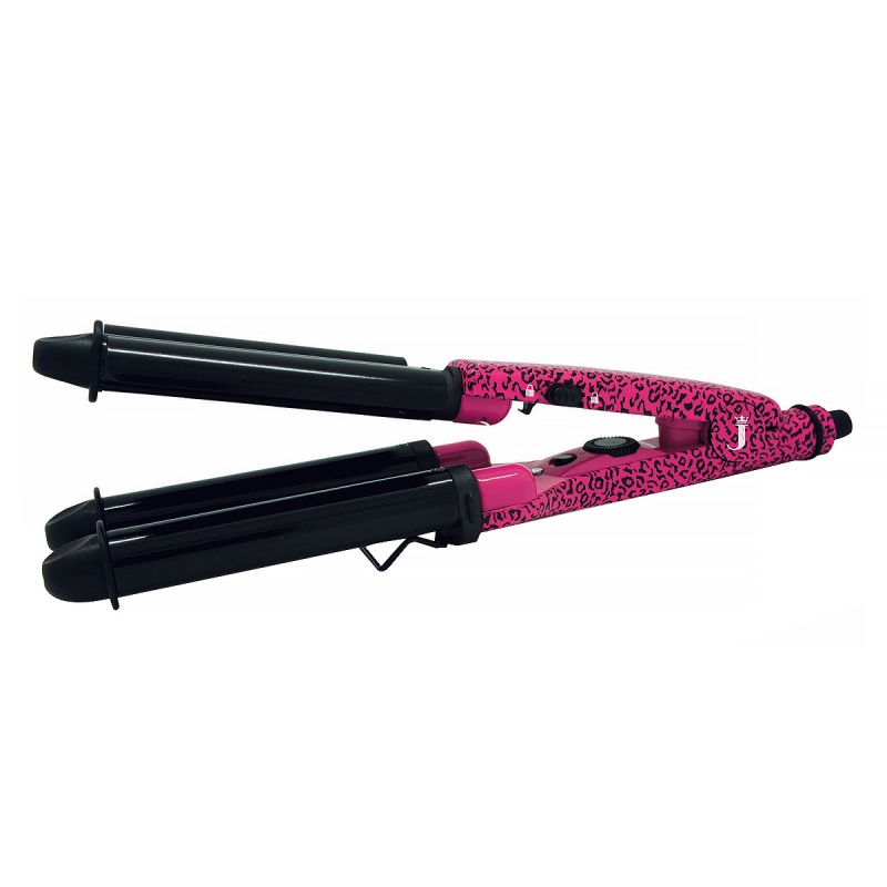 Juicy 2219Mm Crimper Pink Cheetah