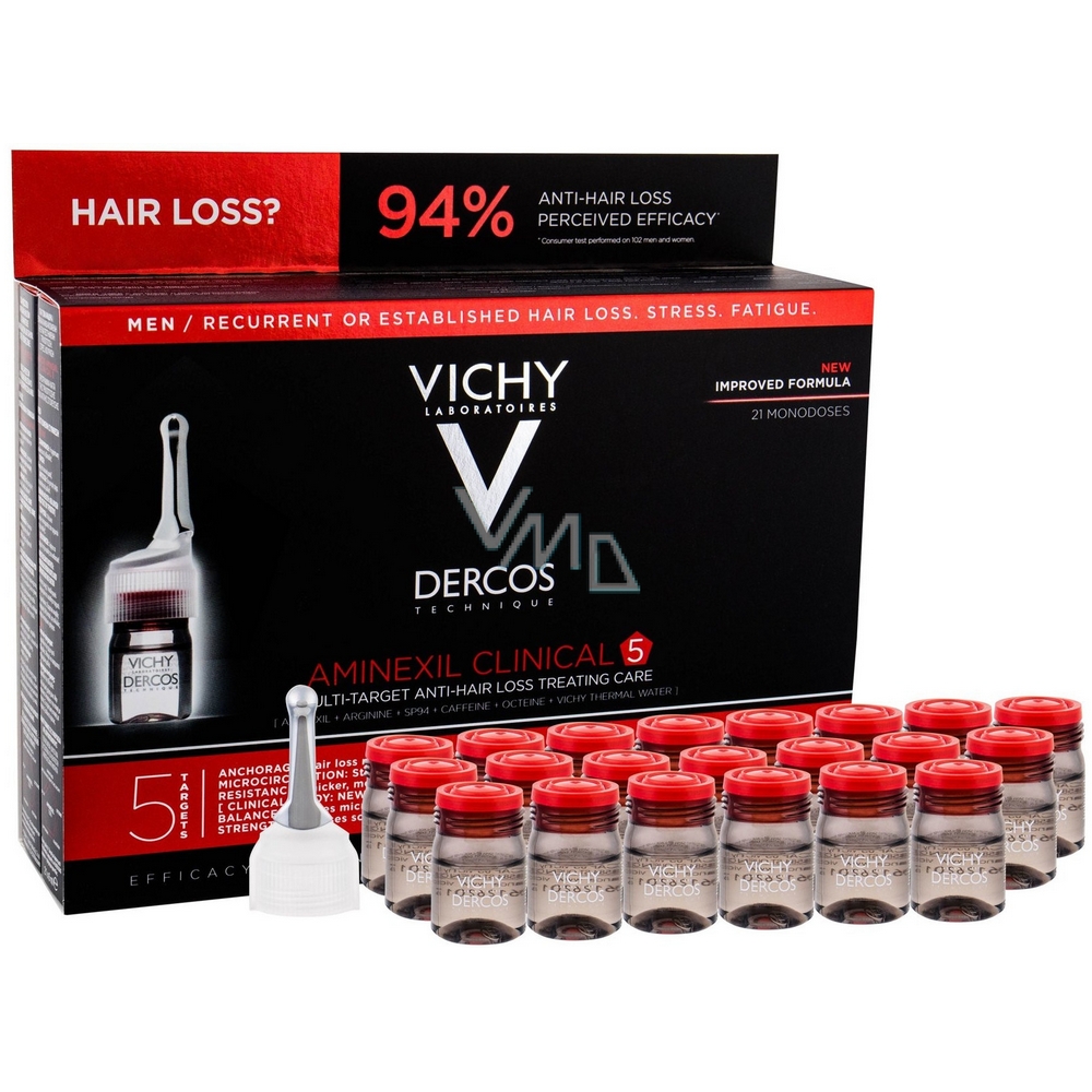 Vichy Anti-Hair Loss Men Dercos Aminexil Clinical 5 - 21 Ampoules