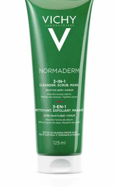 Vichy Normaderm Scrub Gel 3 In 1 125Ml